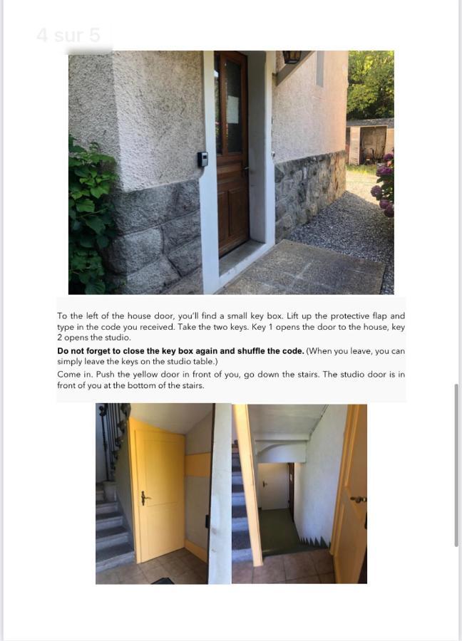 Apartament Les Cypres Vevey Zewnętrze zdjęcie
